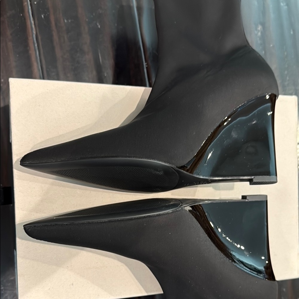 Zara wedge ankle boots